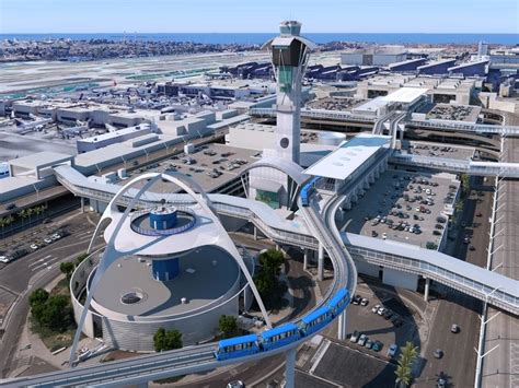 LAX's People Mover, the long.